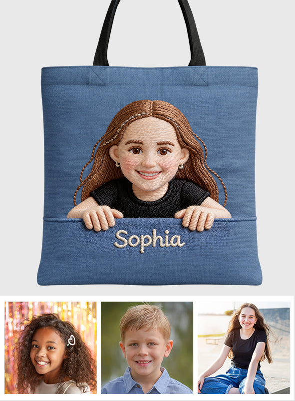 Any Photo - Personalized Kid Tote Bag