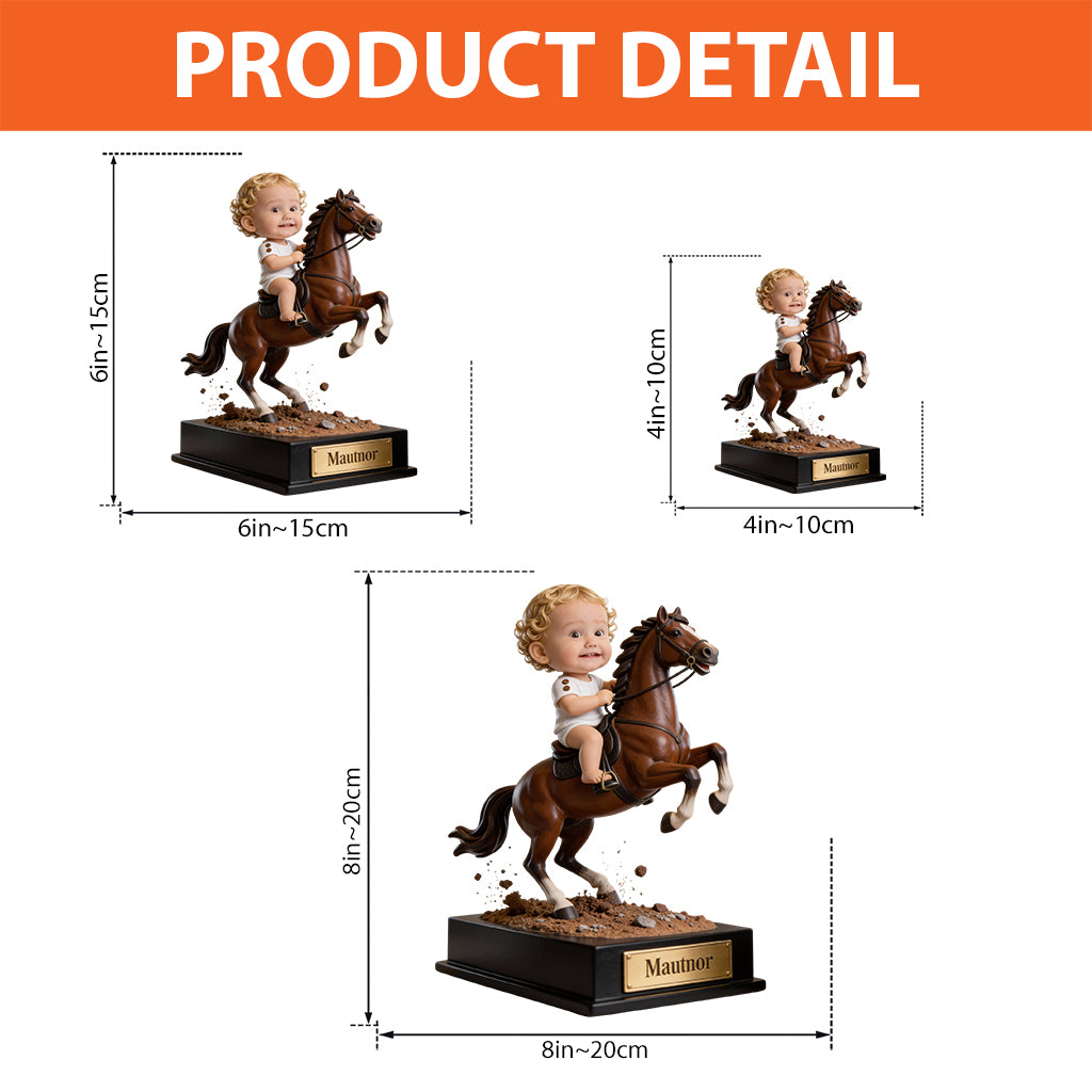 Pferdeliebhaber, Pferdefreunde – Personalisierte Acrylplakette in Pferdeform