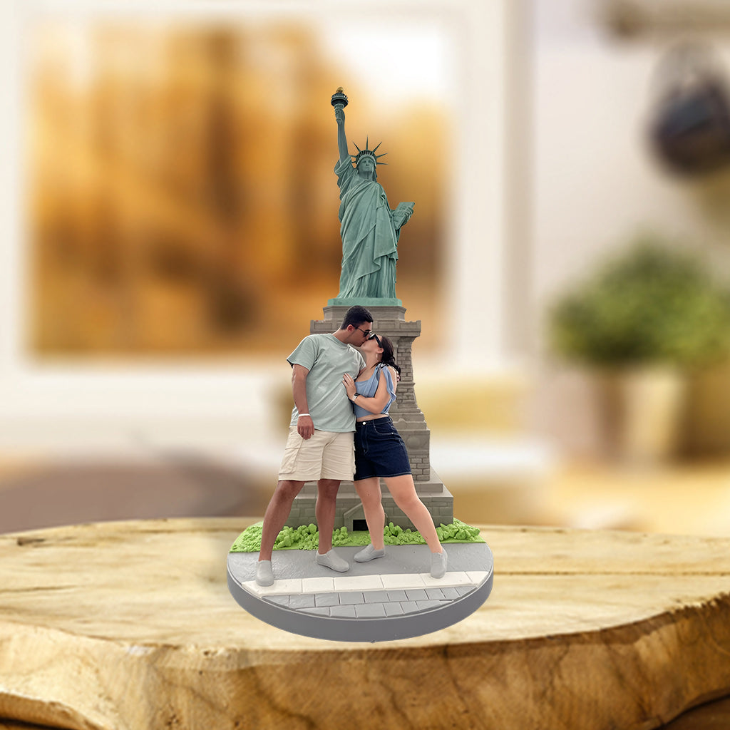 Any Photo Perfect Gift For Couple - Personalized Couple Custom Shaped Acrylic Plaque