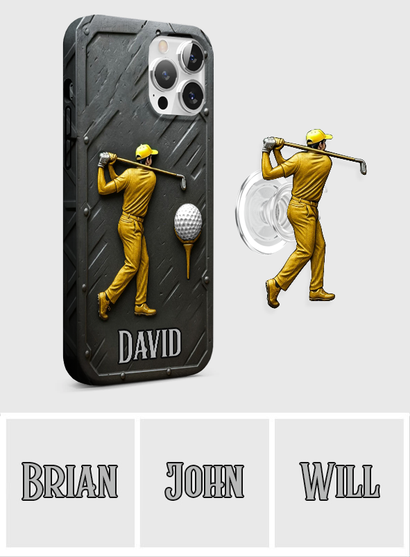 Golf is a Good Walk Spoiled - Personalized Golf Full Print Phone Case