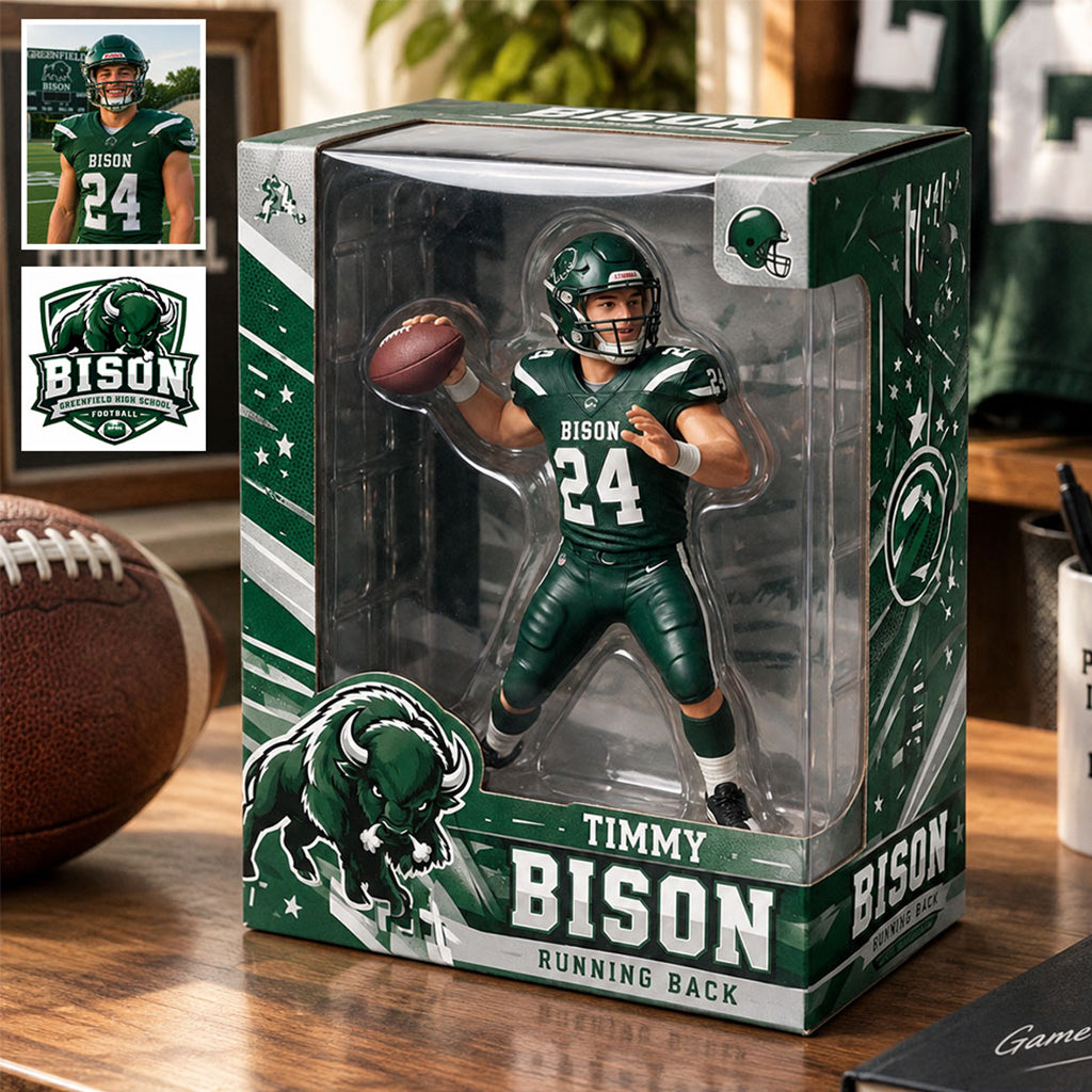 Benutzerdefiniert aus jedem Foto - Personalisierte Fußball-Acryl-Displaybox