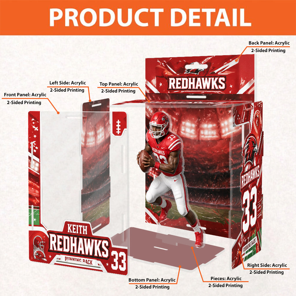 Benutzerdefiniert aus jedem Foto - Personalisierte Fußball-Acryl-Displaybox