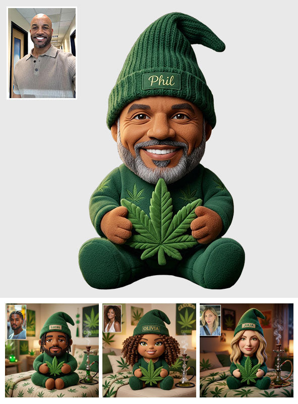 Stoner - Personalisierte Weed Premium Kunstfellkissen