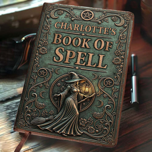 The Spellbook - Personalized Witch Leather Journal