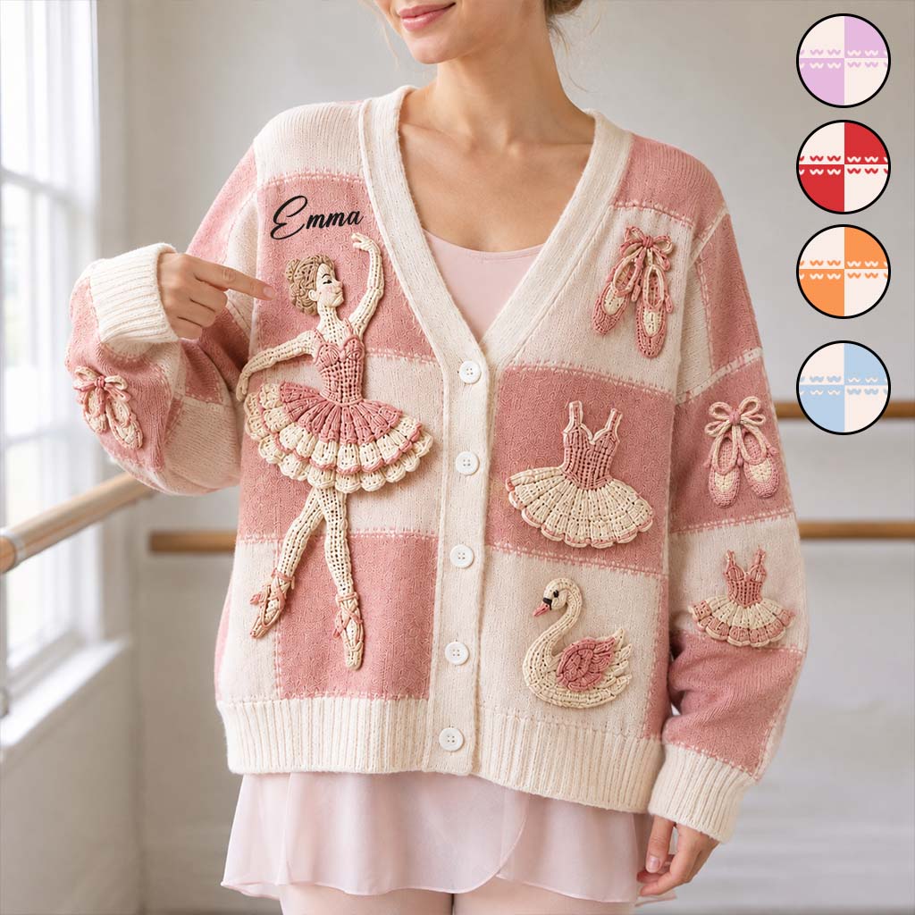 Amour Ballet - Cardigan de Ballet Personnalisé