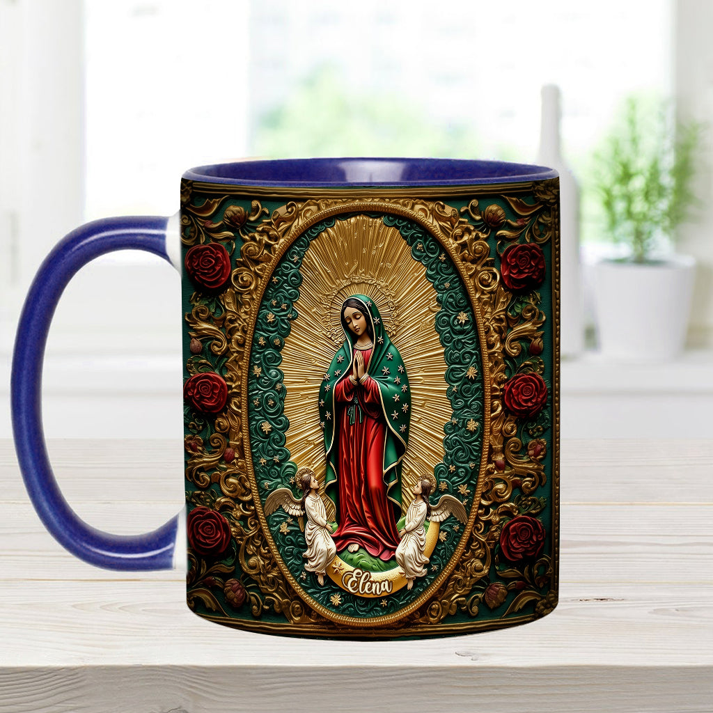 Our Lady Of Guadalupe - Personalized Christian Accent Mug