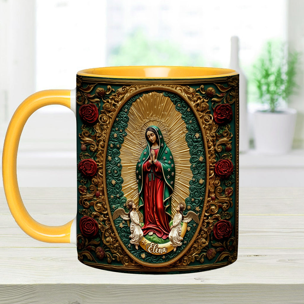 Our Lady Of Guadalupe - Personalized Christian Accent Mug
