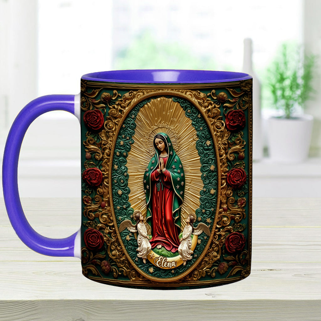 Our Lady Of Guadalupe - Personalized Christian Accent Mug