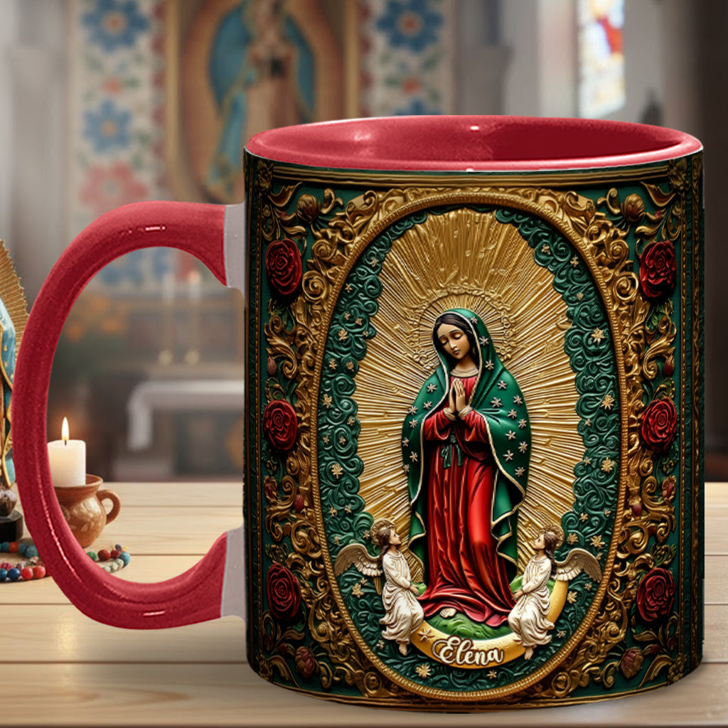 Our Lady Of Guadalupe - Personalized Christian Accent Mug