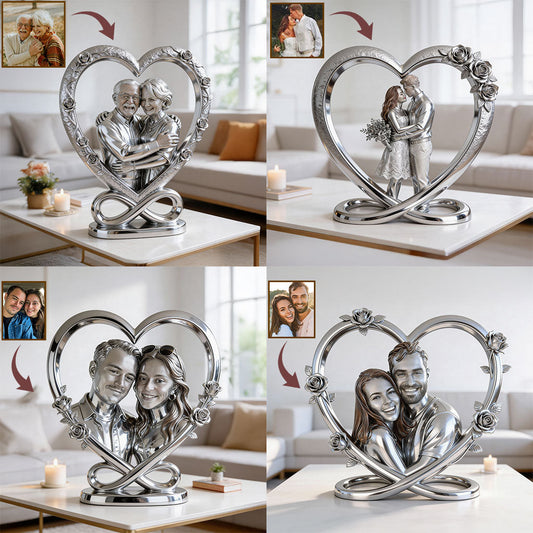 Couple Gift Idea - Personalized Couple Custom Shaped Acrylic Plaque