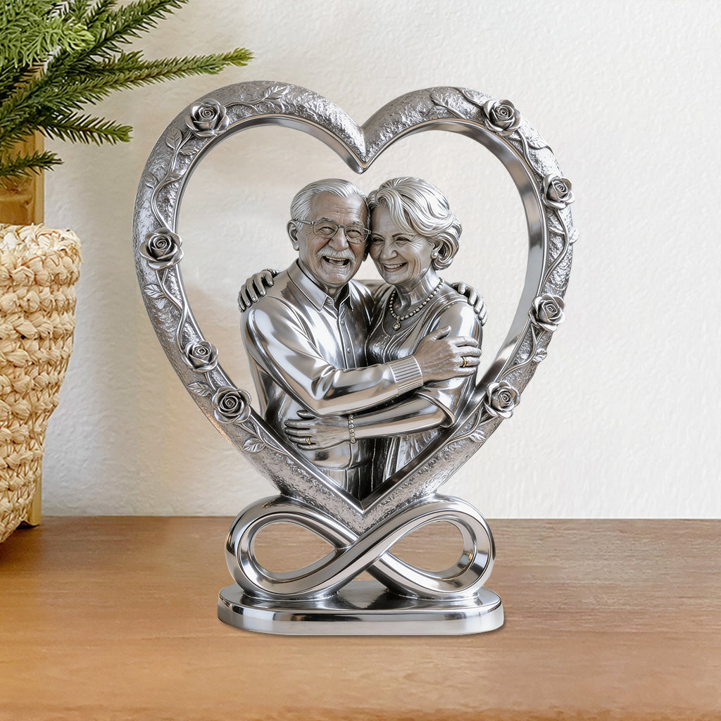 Couple Gift Idea - Personalized Couple Custom Shaped Acrylic Plaque