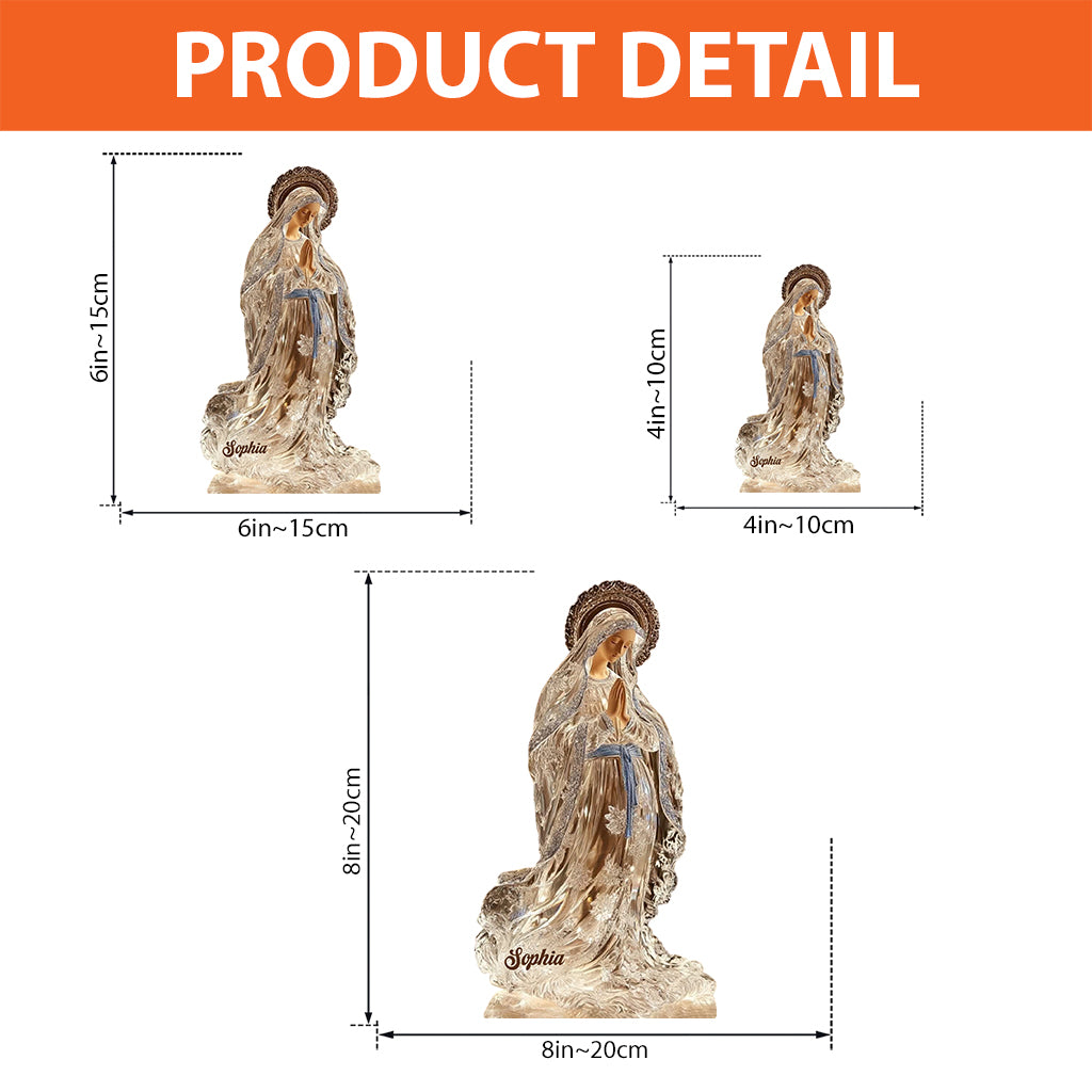 Our Lady - Personalized Christian Custom Shaped Acrylic Plaque