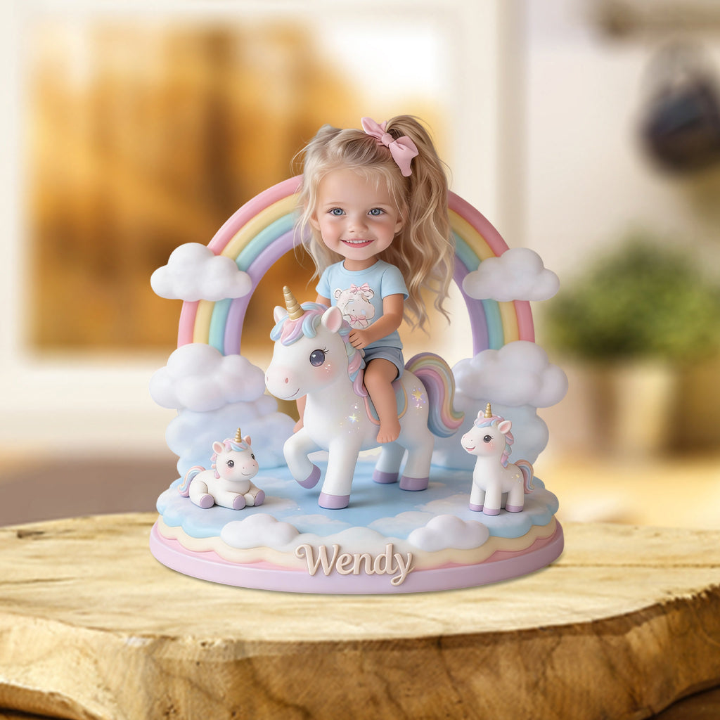 Custom Any Photo Perfect Gift For Kids - Personalized Kid Custom Shaped Acrylic Plaque