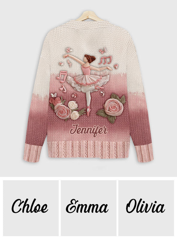 Le ballet, c'est ma passion - Gilet de ballet personnalisé