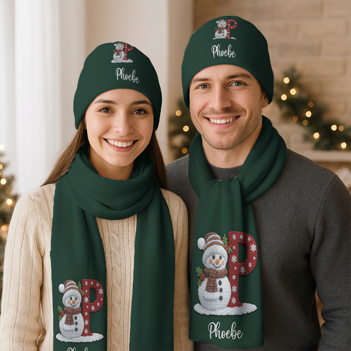 Winter Gifts For Loved Ones - Personalized Family Beanie Hat