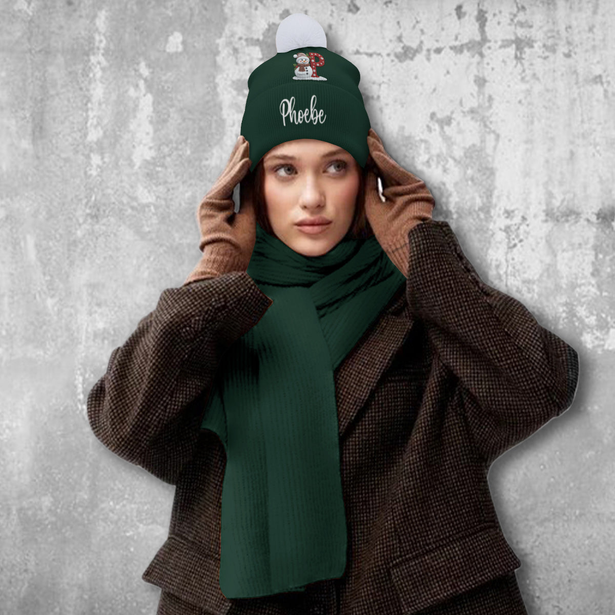 Winter Gifts For Loved Ones - Personalized Family Beanie Hat