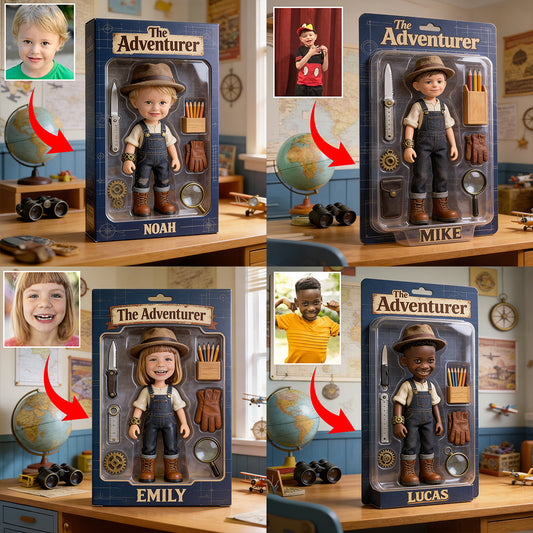 The Adventure - Personalized Kid Custom Shaped Acrylic Plaque