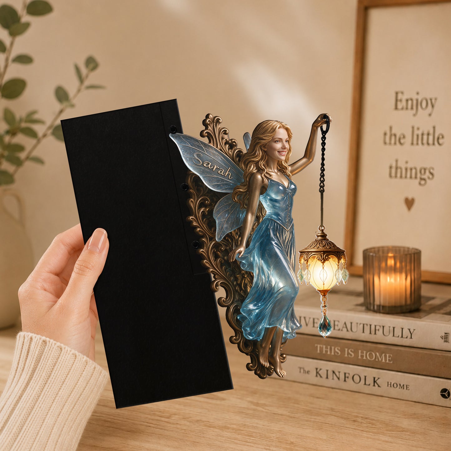 Fairy Decor Lamp - Personalized Self Love Bookshelf Lamp