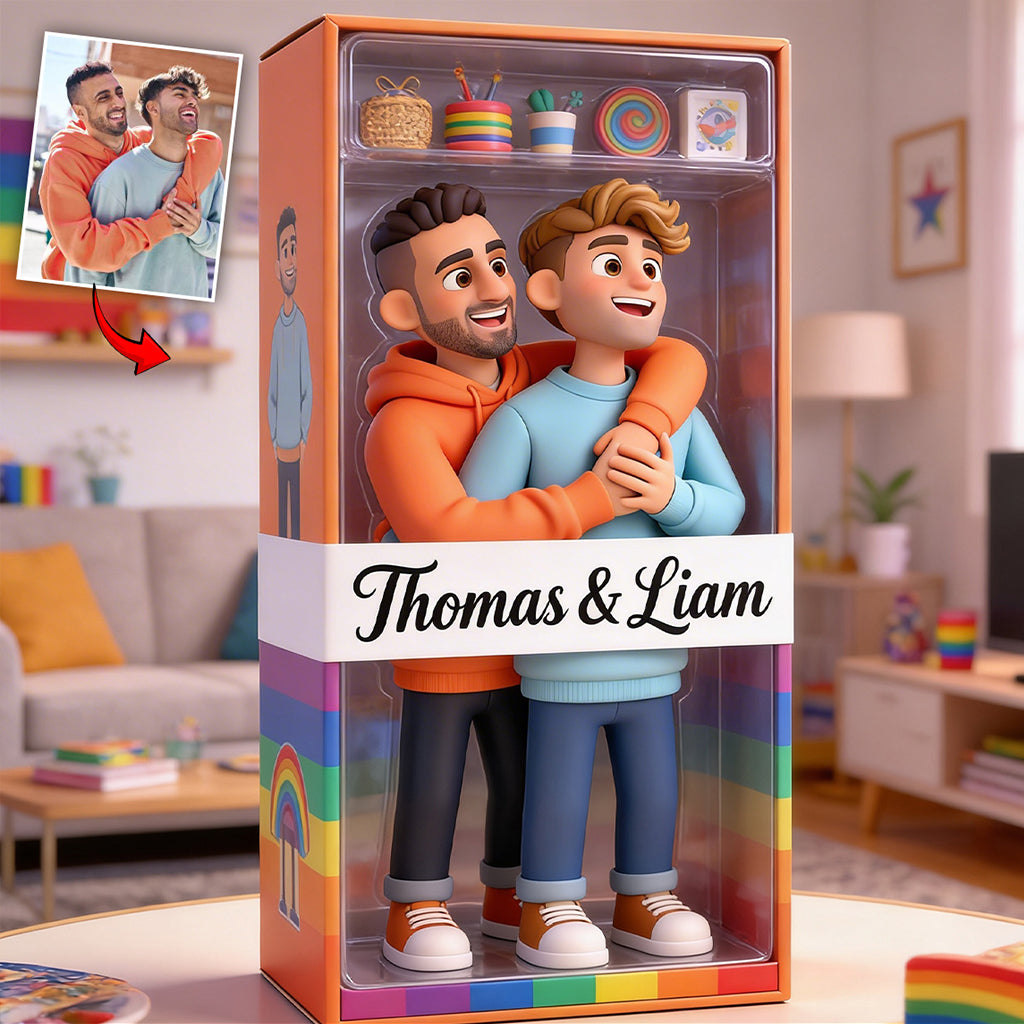 Love Is Love - Personalized LGBT Support Custom Shaped Acrylic Plaque