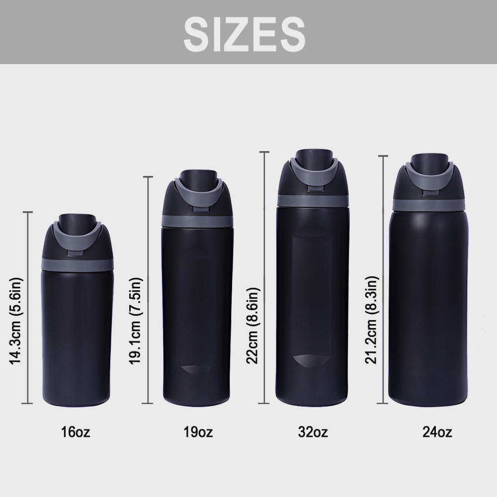 Pencil Alphabet Custom Name - Personalized Kid 2-In-1 Spout Water Bottle