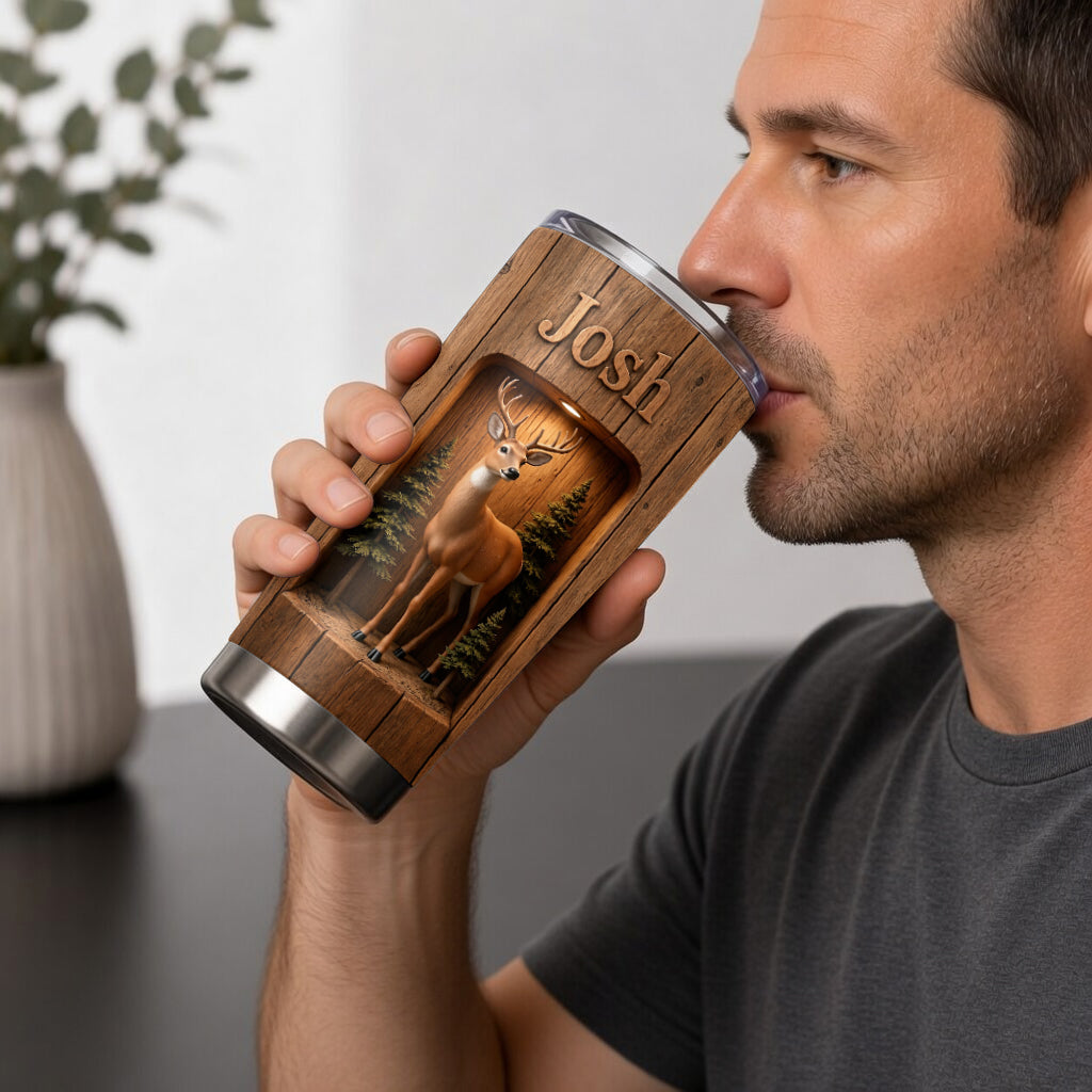 Love Hunting - Personalized Hunting Tumbler