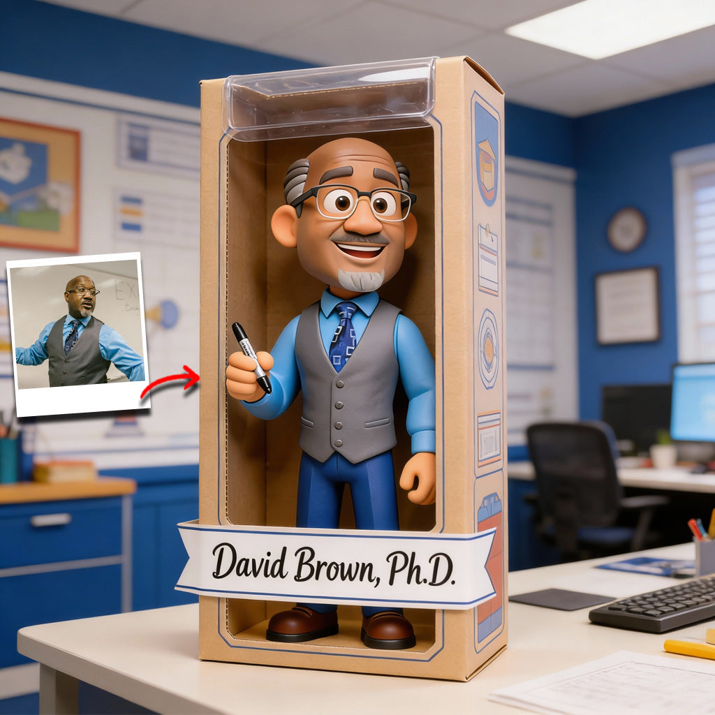 Geschenke für Lehrer – Personalisierte Acrylplakette in individueller Form