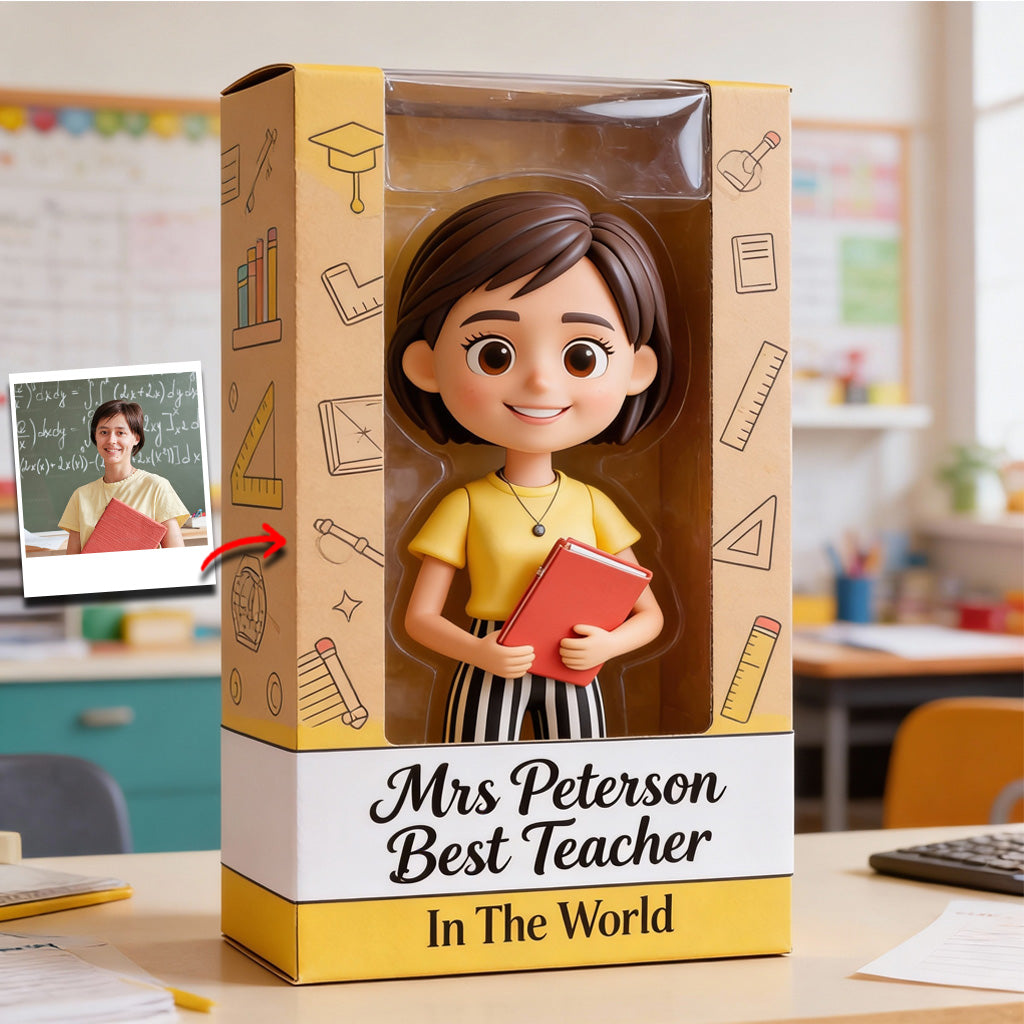 Geschenke für Lehrer – Personalisierte Acrylplakette in individueller Form