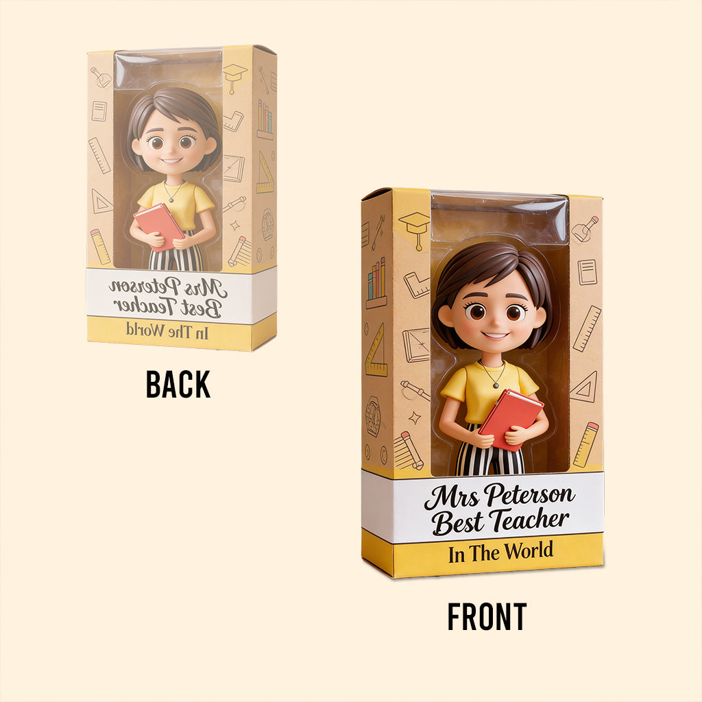 Geschenke für Lehrer – Personalisierte Acrylplakette in individueller Form