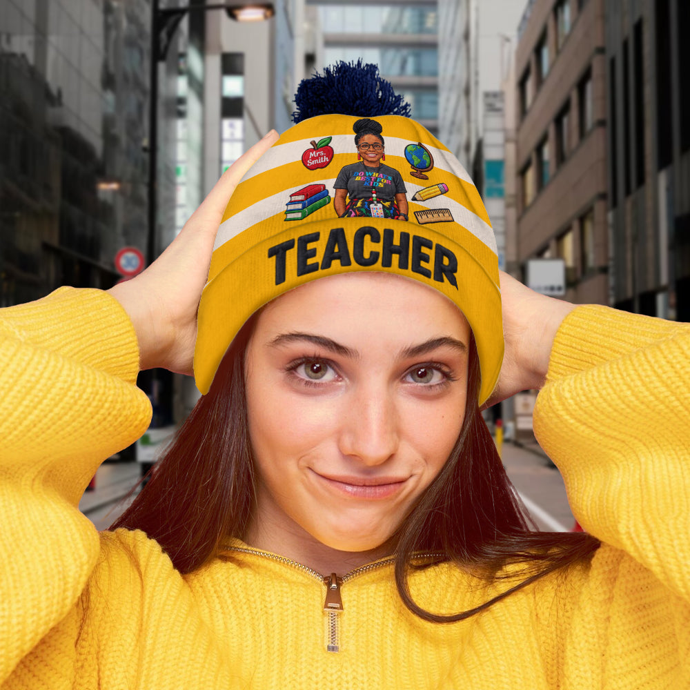 Teacher Life - Personalized Teacher Beanie Hat