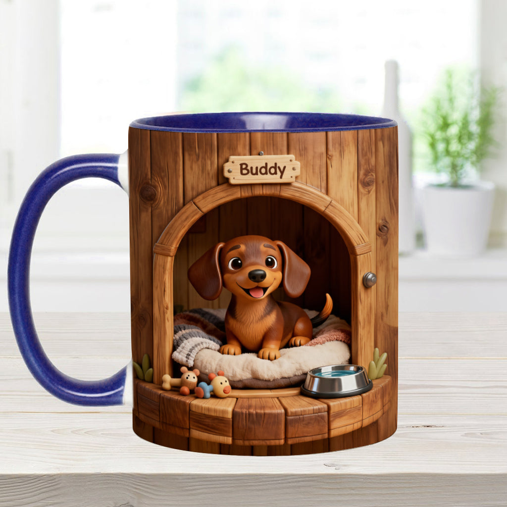 Puppy’s Cozy House Mug - Personalized Dog Accent Mug