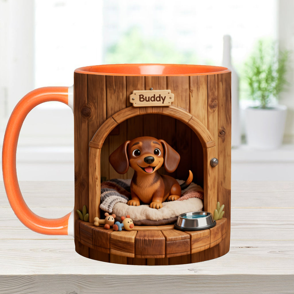 Puppy’s Cozy House Mug - Personalized Dog Accent Mug