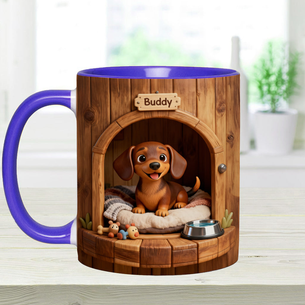 Puppy’s Cozy House Mug - Personalized Dog Accent Mug