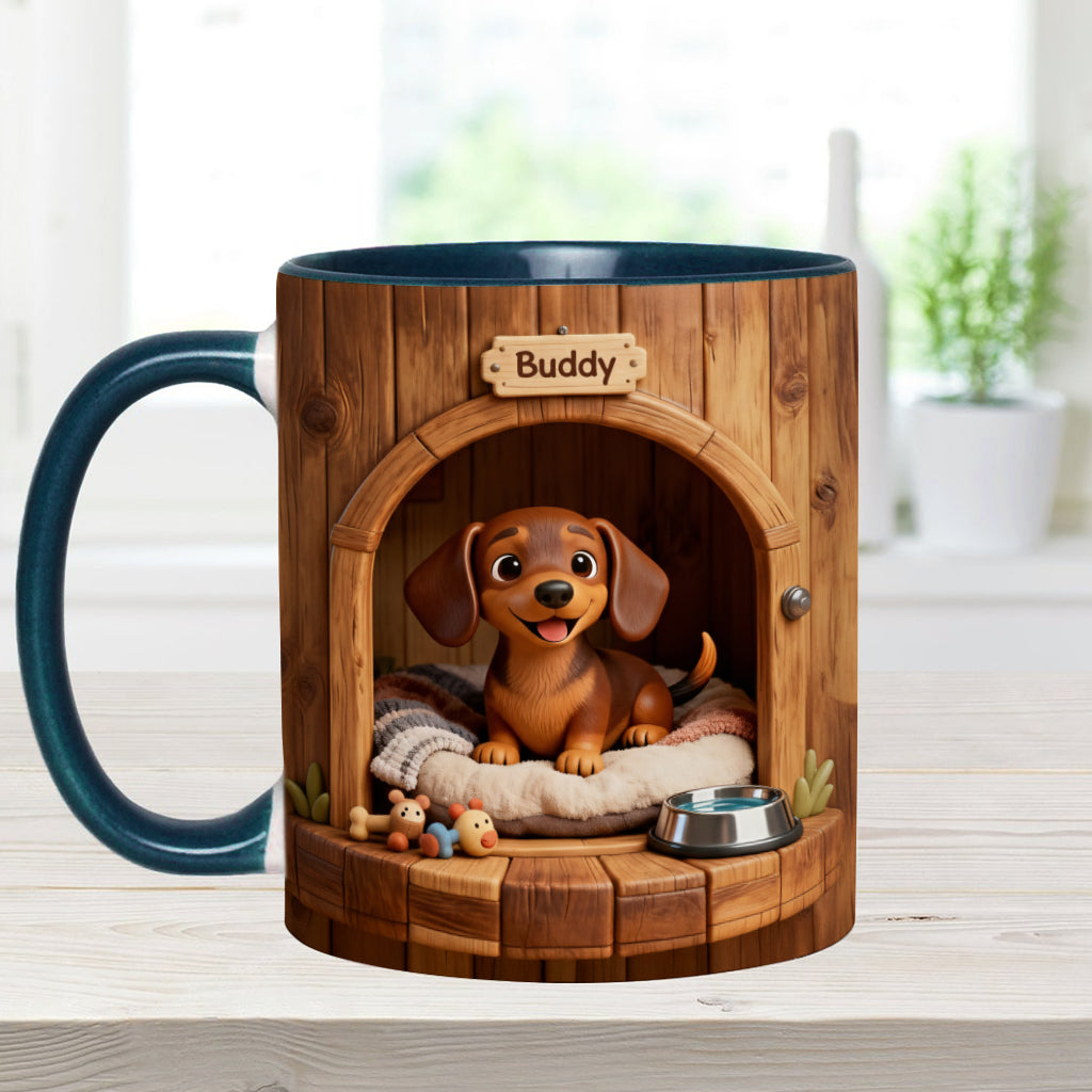 Puppy’s Cozy House Mug - Personalized Dog Accent Mug