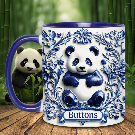 Mug Panda en porcelaine personnalisé - Mug décoratif pour amoureux des pandas