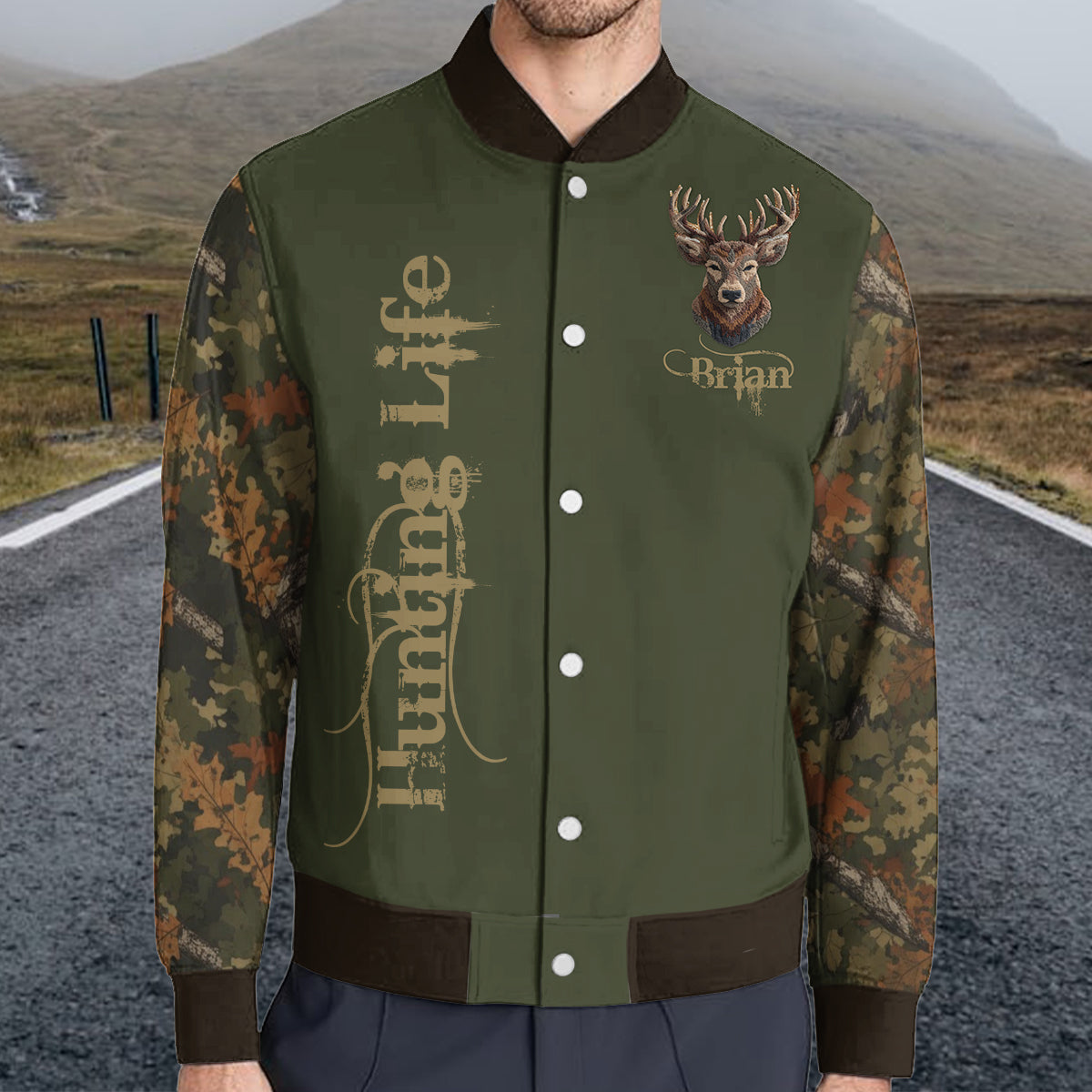 Cool Hunting - Personalized Hunting Varsity Jacket