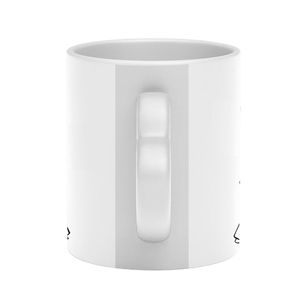 Funny Couple Gift For Husband Wife - Personalized Couple Heart Handle Mug