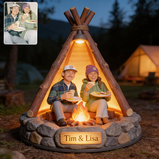 Campinglampe - Personalisierte Solar-Acryl-Leuchte