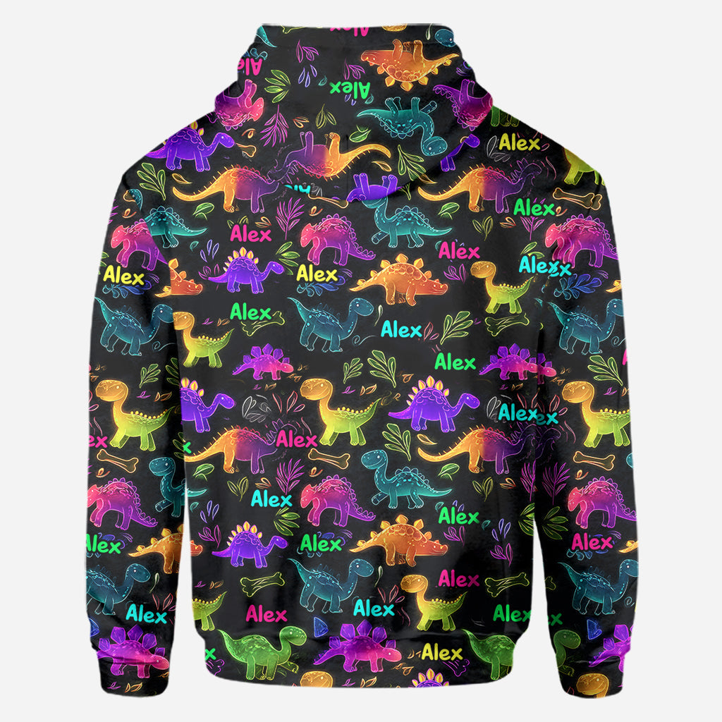 Dinosaur Suitable for Kids to Go Out with Outdoor - Personalized Kid All Over Shirt