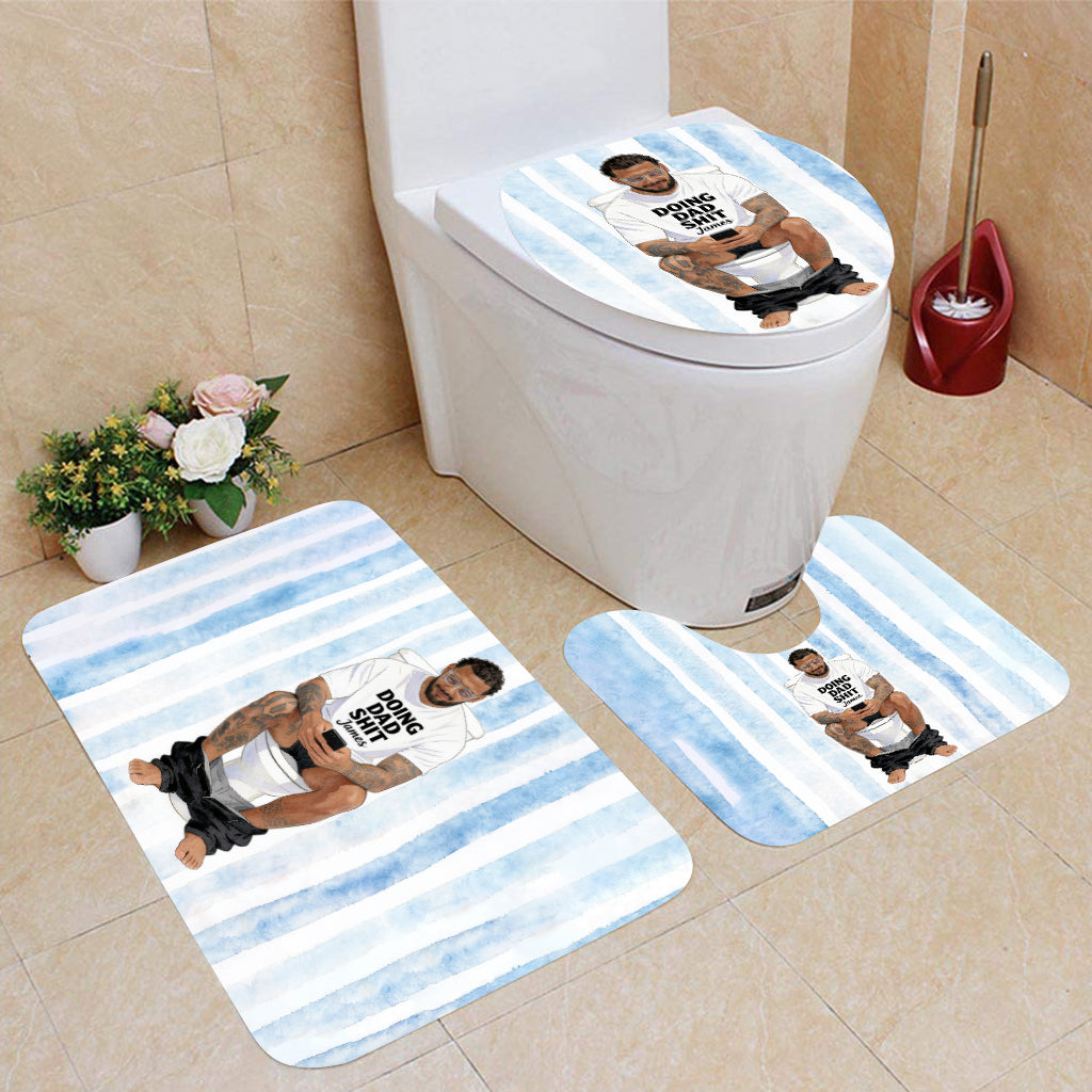 Meilleur Moment de la Journée - Rideau de Douche & Tapis de Salle de Bain Personnalisés