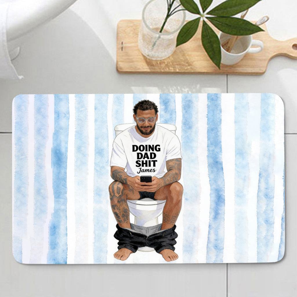 Meilleur Moment de la Journée - Rideau de Douche & Tapis de Salle de Bain Personnalisés