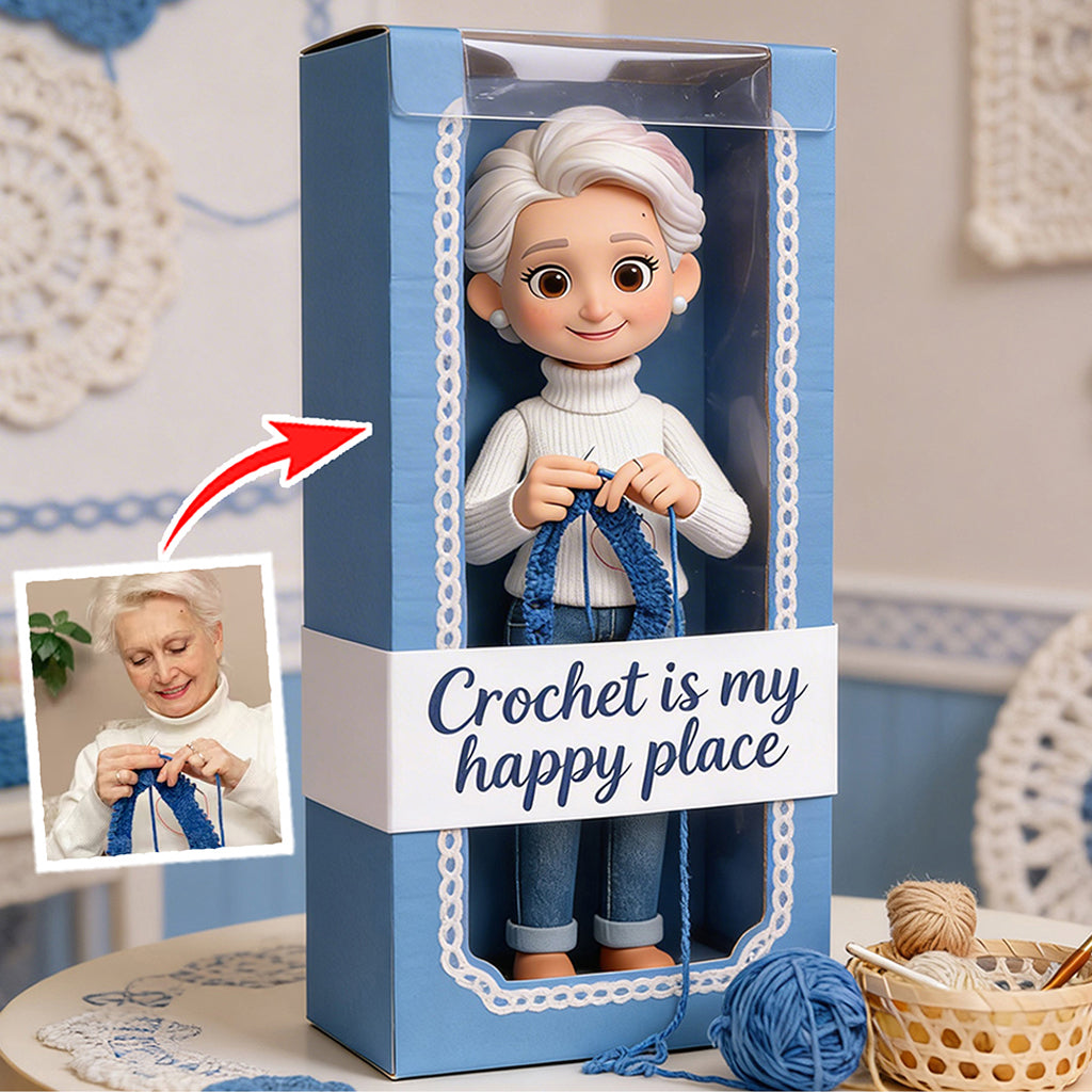 Any Hobby - Crochet, Sewing, Knitting,.... - Personalized Crocheting Custom Shaped Acrylic Plaque