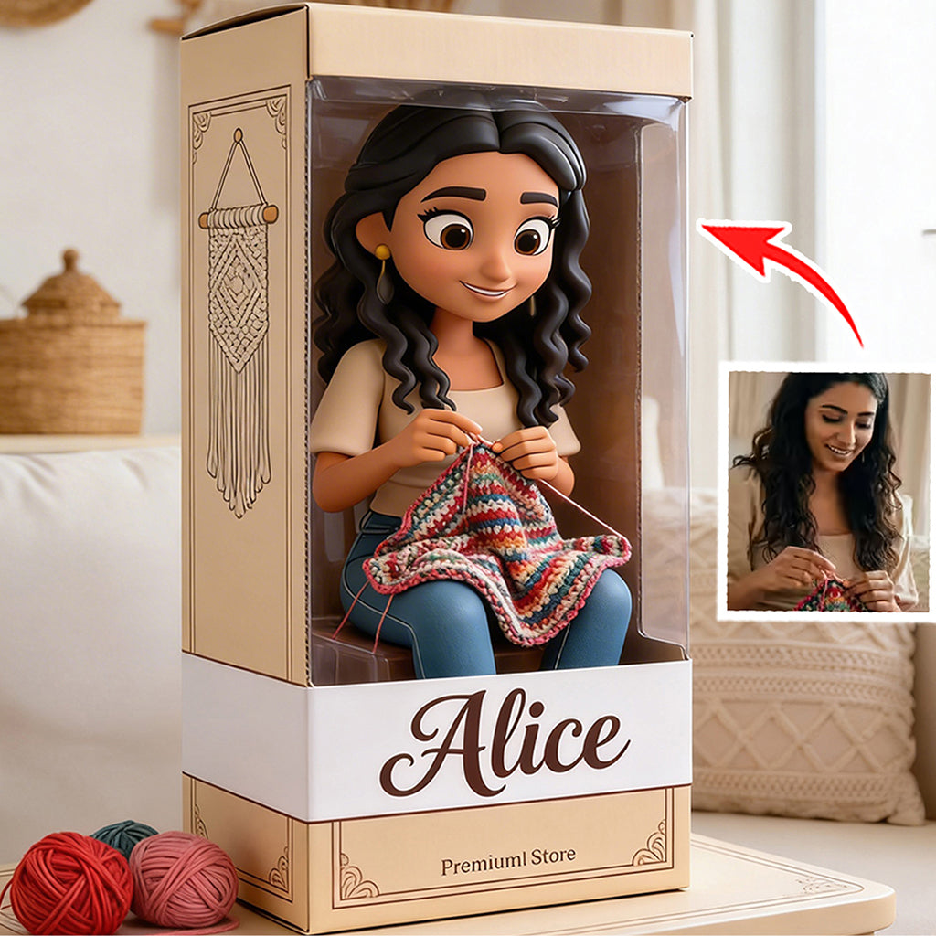 Any Hobby - Crochet, Sewing, Knitting,.... - Personalized Crocheting Custom Shaped Acrylic Plaque