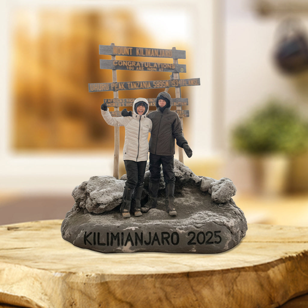 Custom From Any Photo - Personalized Hiking Custom Shaped Acrylic Plaque