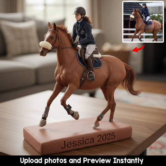 Custom From Any Photo - Personalized Horse Custom Shaped Acrylic Plaque