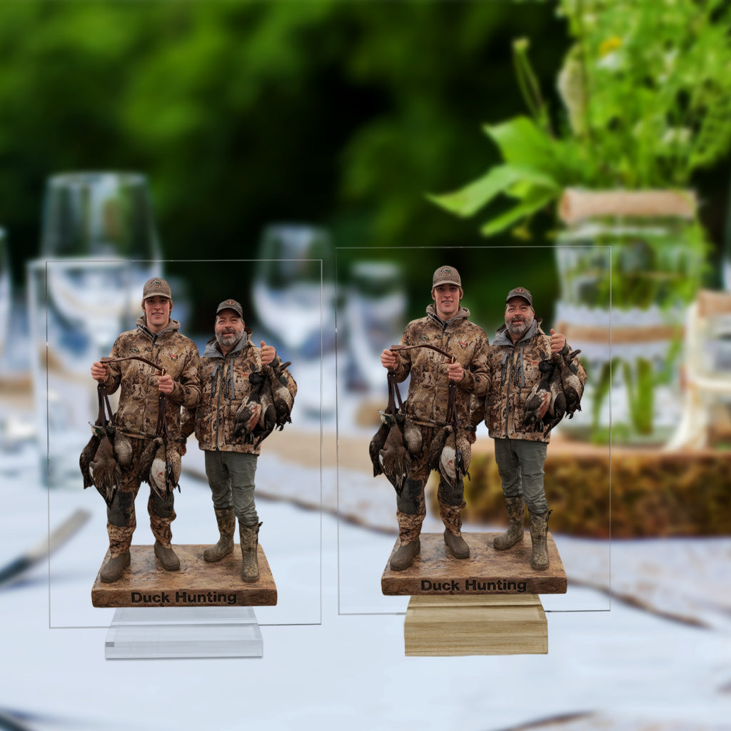 Individuell gestaltete Acrylplakette nach Foto – Jagdmotiv