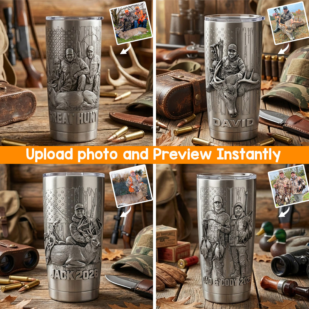 Custom From Any Photo - Personalized Hunting Tumbler