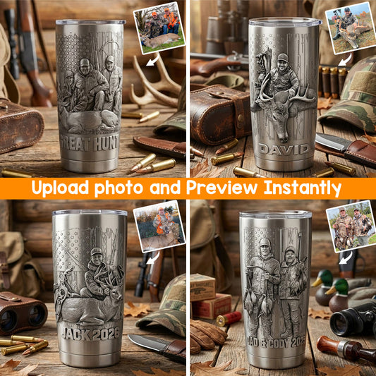Custom From Any Photo - Personalized Hunting Tumbler