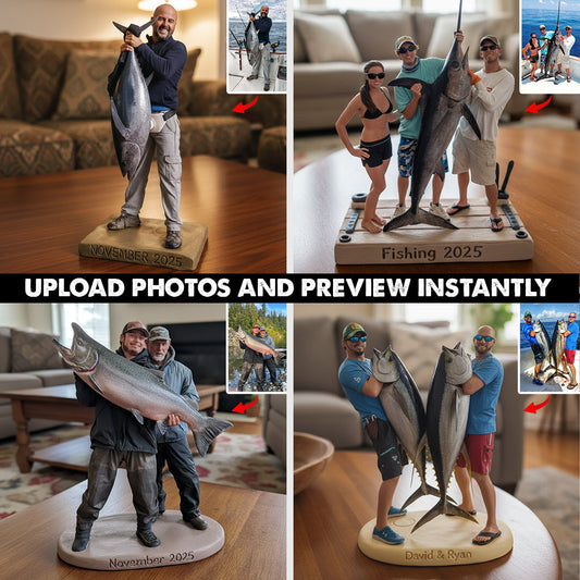 Perfect Gift For Fishing Lovers - Personalized Fishing Custom Shaped Acrylic Plaque