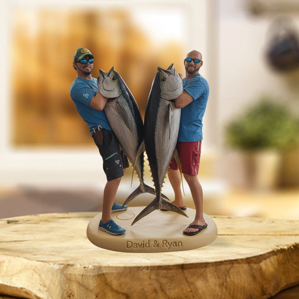 Perfect Gift For Fishing Lovers - Personalized Fishing Custom Shaped Acrylic Plaque