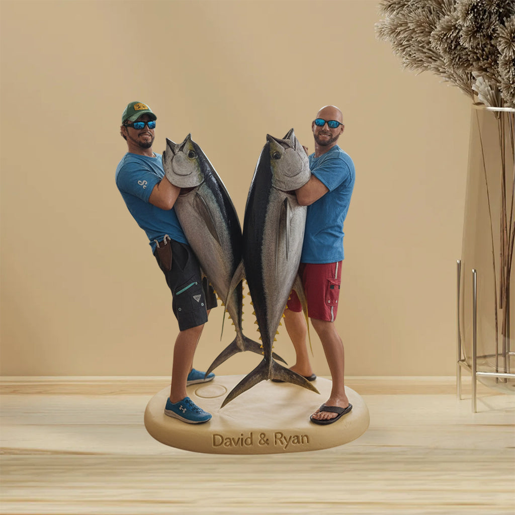 Perfect Gift For Fishing Lovers - Personalized Fishing Custom Shaped Acrylic Plaque